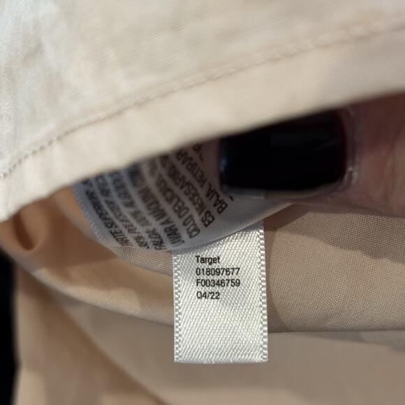 NWT A New Day Beige Knit Tank & Poplin High Low Hem Midi Dress Small Pockets! - Picture 6 of 8